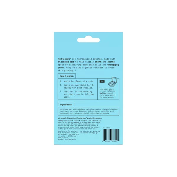 Starface Hydro-Star + Salicylic Acid Pimple Patches - 32ct