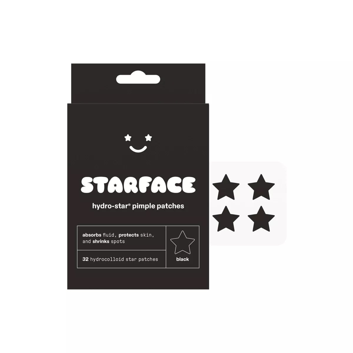 Starface Black Star Pimple Patches - 32ct