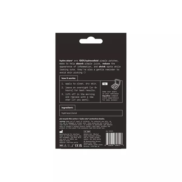 Starface Black Star Pimple Patches - 32ct