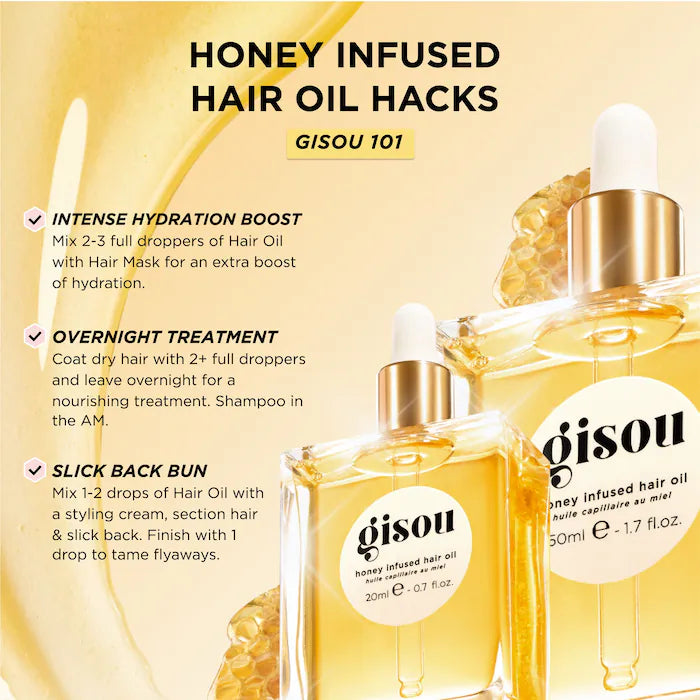 Mini Honey Infused Hair Oil